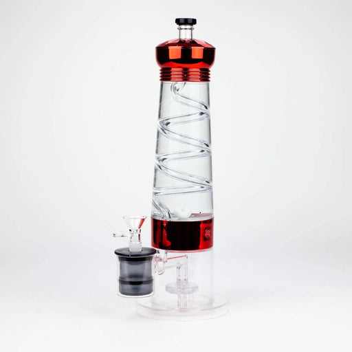 12" Electric lava lamp bong with UFO Perc-Assorted Other Shaped Bong Super Supplys Inc