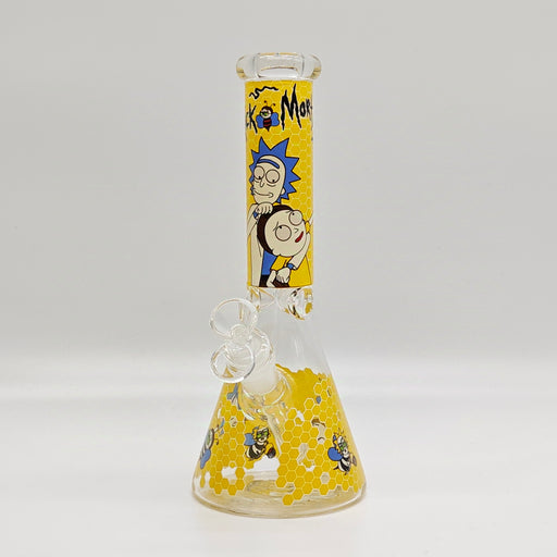 10" 5mm Assorted Design Beaker Bong [103805P] Bongs Super Supplys Inc Design A