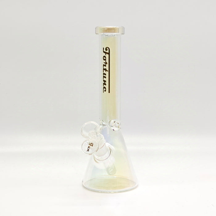 Fortune | 9" 4mm Electroplate Beaker Bong [093204E] Glass Bong Fortune Design A