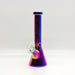 Fortune | 9" 4mm Electroplate Beaker Bong [093204E] Glass Bong Fortune Design F