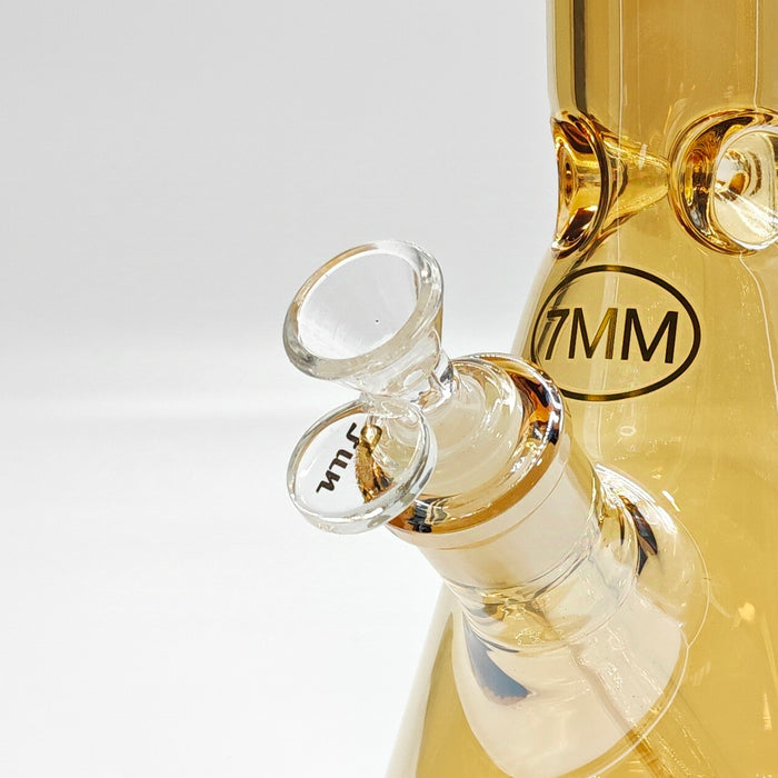 Fortune | 18" Electroplate Glass Beaker Bong [185007E] Glass Bong Fortune