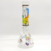 14" 7mm Novelty Design Beaker Glass Bong [240612] Glass Bong Super Supplys Inc Design F