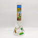 14" 7mm Cartoon Beaker Glass Bong [P22] Glass Bong Super Supplys Inc Design C