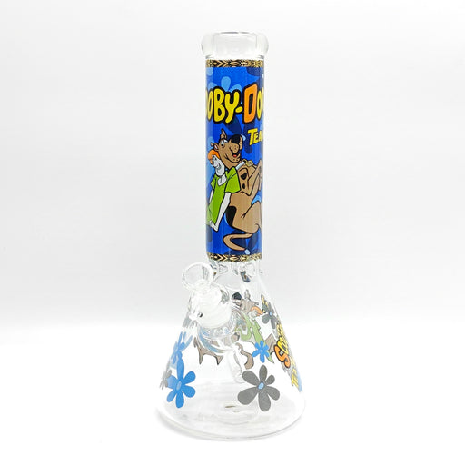 14" 7mm Cartoon Beaker Glass Bong [P22] Beaker Bong Super Supplys Inc Design D