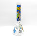 14" 7mm Cartoon Beaker Glass Bong [P22] Glass Bong Super Supplys Inc Design D