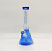 Fortune | 10" 4mm Color Beaker bong [103804] Glass Bong Fortune Light Blue