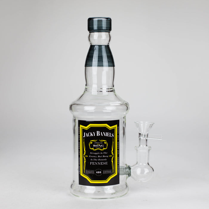 9" Liquor Bottle Glass Bong [MK-BB01] Glass Bong JJ Distribution Jacky Baniels-5