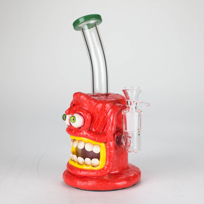 8" Monster Madness Resin Bong [MG-424] Resin · Silicone · Plastic Bong JJ Distribution