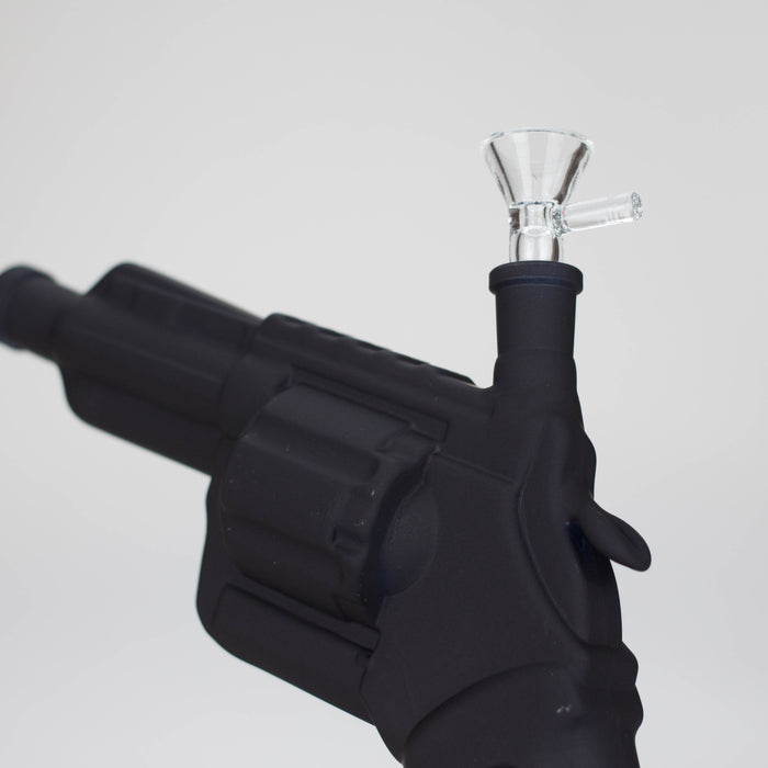 7.5" Pistol Glass Bong [MK-BB02] Glass Bong JJ Distribution