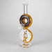 8.75" Double Donut Glass Bong [MK-BB04] Glass Bong JJ Distribution