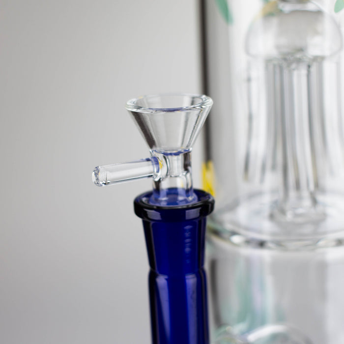 10.5" Tropical Ocean Glass Bong [MK-BB05] Glass Bong JJ Distribution