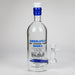 9" Liquor Bottle Glass Bong [MK-BB01] Glass Bong JJ Distribution Absolutly Smoka-3