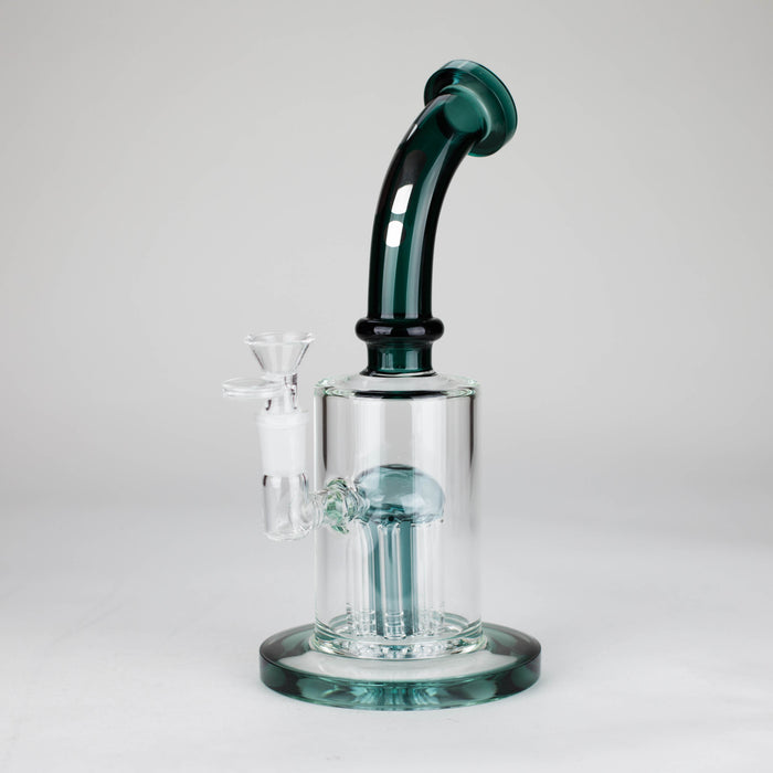 Infyniti | 9.5" glass bong with tree-arm diffuser [GP1947] Glass Rig ONE Teal