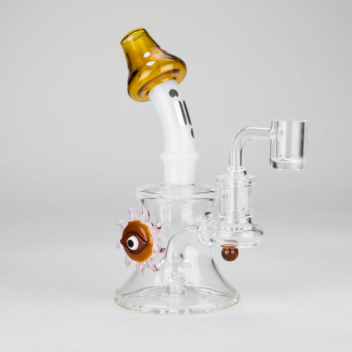 Infyniti | 6.5" Mushroom Banger Rig [GP1940] Glass Rig ONE Yellow