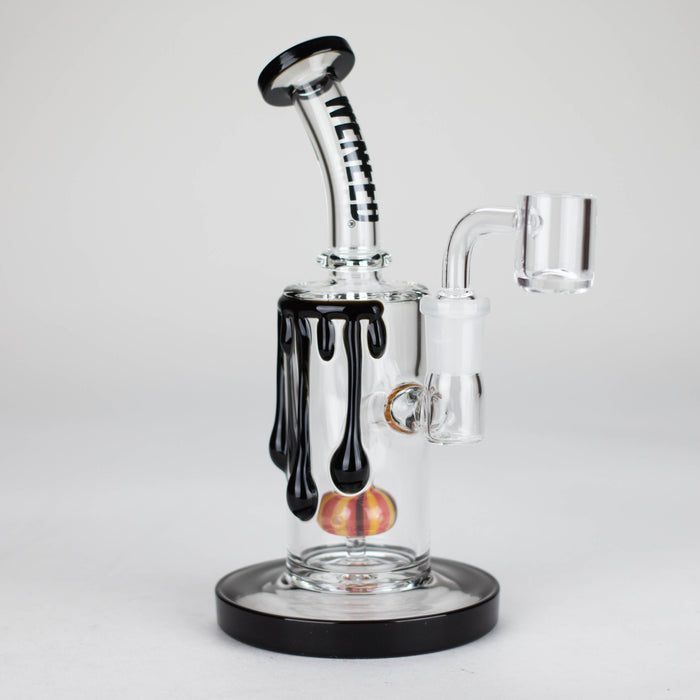 WENEED | 7" Pumpkin Flow Glass Bong Glass Rig WENEED® Black