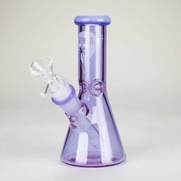 WENEED | 6.25" Crest Beaker Bong Glass Bong WENEED® Purple