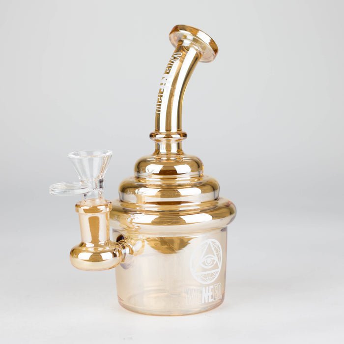 WENEED | 6.5" Dome Percolator Bong Glass Bong WENEED® Yellow