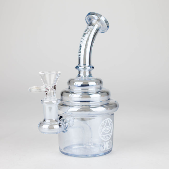 WENEED | 6.5" Dome Percolator Bong Glass Bong WENEED® Silver