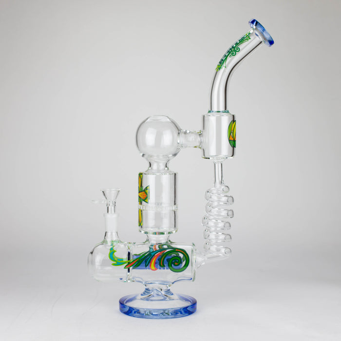 WENEED | 12.5" Twiststream Glass Bong Glass Bong WENEED®