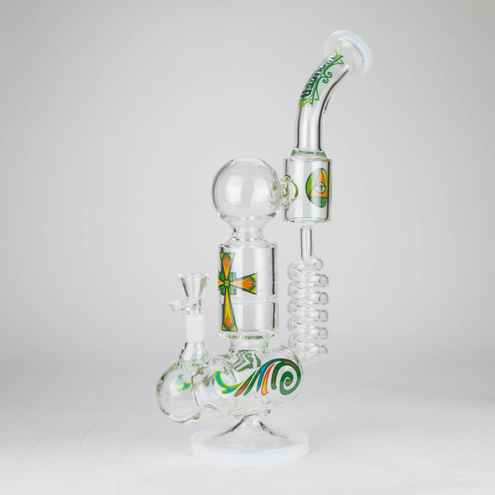 WENEED | 12.5" Twiststream Glass Bong Glass Bong WENEED® White