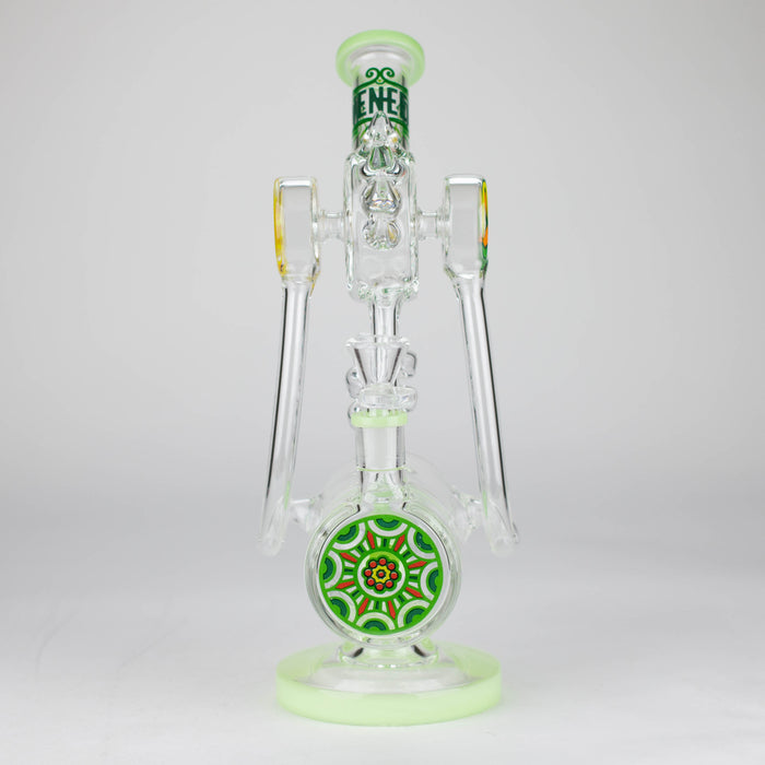 WENEED | 12" Twisting Tide Glass Bong Glass Bong WENEED®