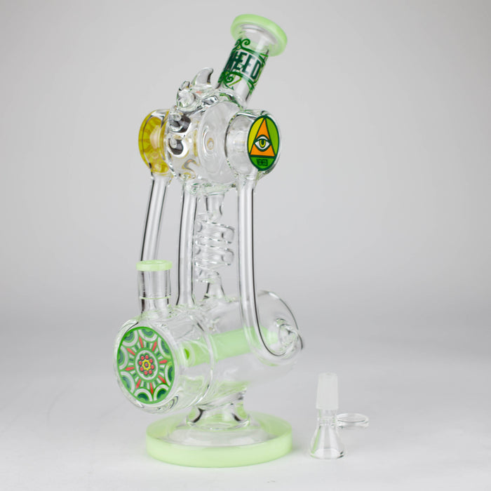 WENEED | 12" Twisting Tide Glass Bong Glass Bong WENEED®