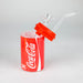 Soda Pop Can Glass Bong Box of 6 Glass Bong JJ Distribution