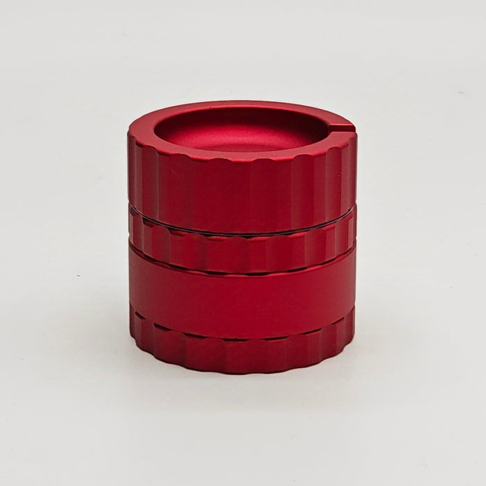 Fortune | 4 Parts 63.5mm x 57mm Aluminum Grinder [JC6006] Regular Grinder Fortune Red