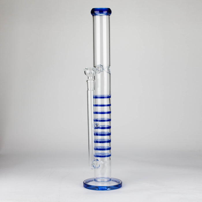 18" Multi-honeycomb diffuser Bong Other Shaped Bong Bongzie Smokes Blue