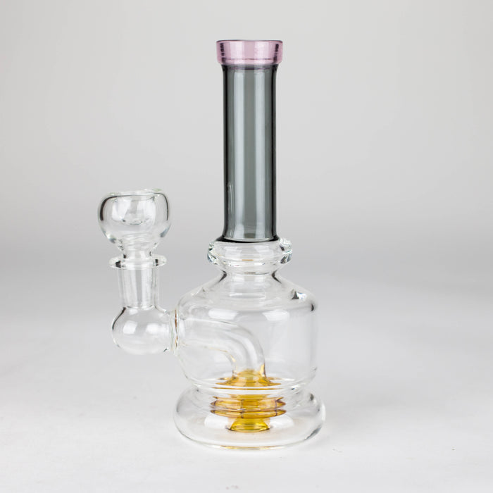 6" colour tube assorted glass bong Beaker Bong Bongzie Smokes