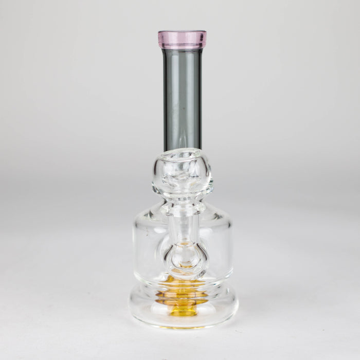 6" colour tube assorted glass bong Beaker Bong Bongzie Smokes
