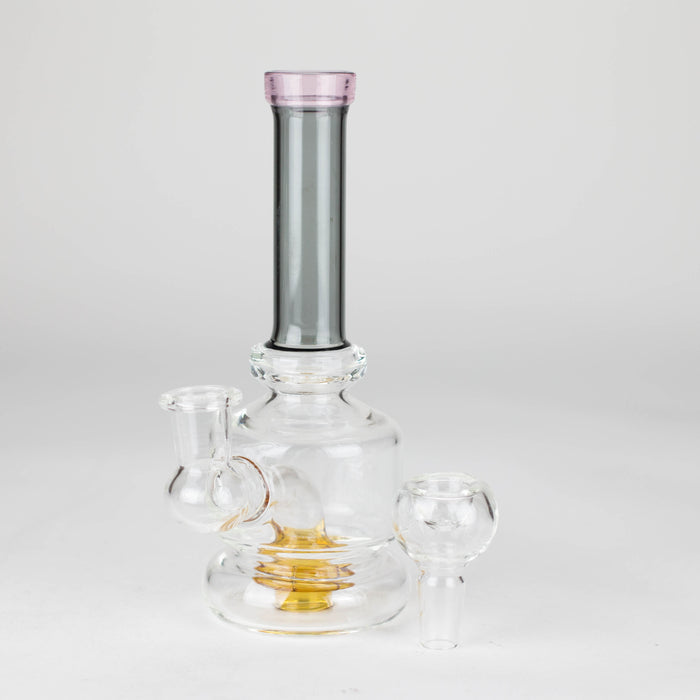 6" colour tube assorted glass bong Beaker Bong Bongzie Smokes