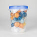 2.5" assorted color glass pipe Jar of 20 Glass Bongzie Smokes