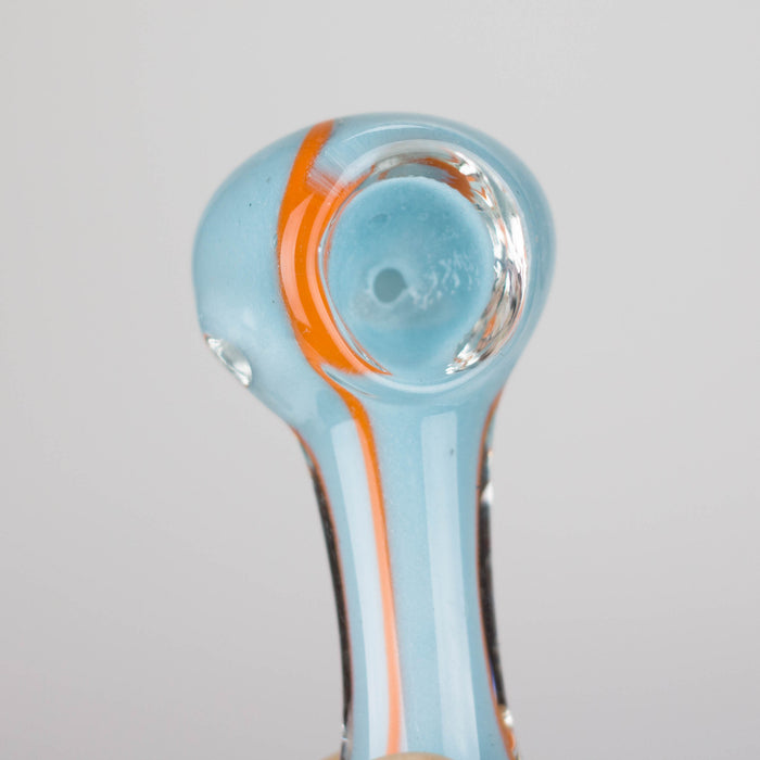2.5" assorted color glass pipe Jar of 20 Glass Bongzie Smokes