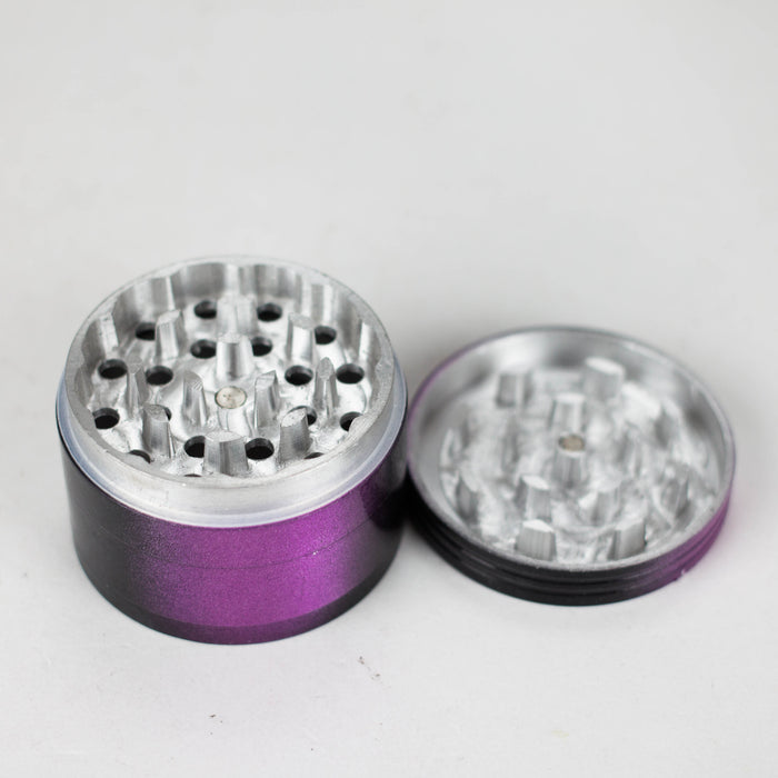 58mm Two tone aluminium grinder Pack of 12 Regular Bongzie Smokes