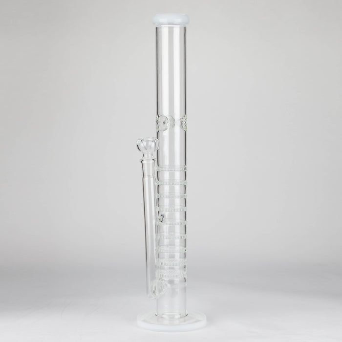 18" Multi-honeycomb diffuser Bong Other Shaped Bong Bongzie Smokes White