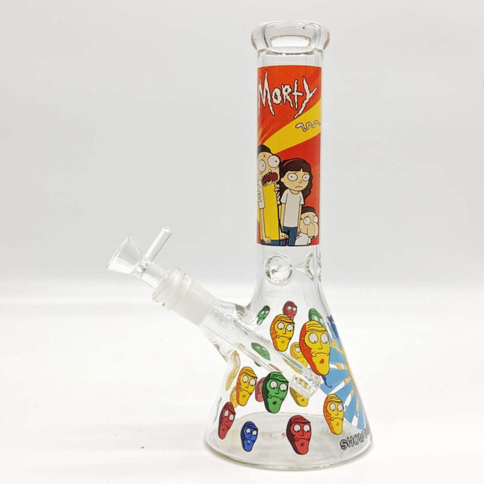 10" Cartoon Sticker Beaker Glass Bong Super Supplys Inc