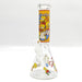 10" Cartoon Sticker Beaker Glass Bong Super Supplys Inc Design B