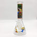 10" Cartoon Sticker Beaker Glass Bong Super Supplys Inc Design C