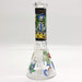 10" Cartoon Sticker Beaker Glass Bong Super Supplys Inc Design E