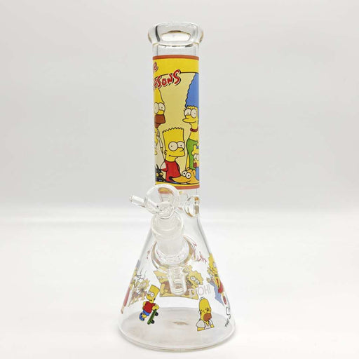 10" Cartoon Sticker Beaker Bongs Super Supplys Inc Design A