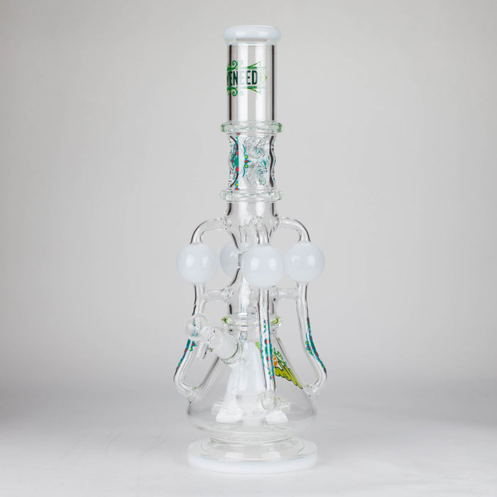 WENEED | 19.5" Orb Cascade Glass Bong Glass Bong WENEED® White