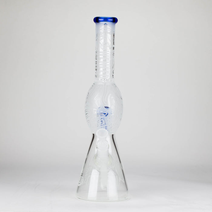 WENEED | 16.5" Mushroom Forest Bong Glass Bong WENEED® Blue