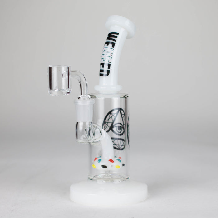 WENEED | 7" Basic Flow Bong Bongs WENEED® White
