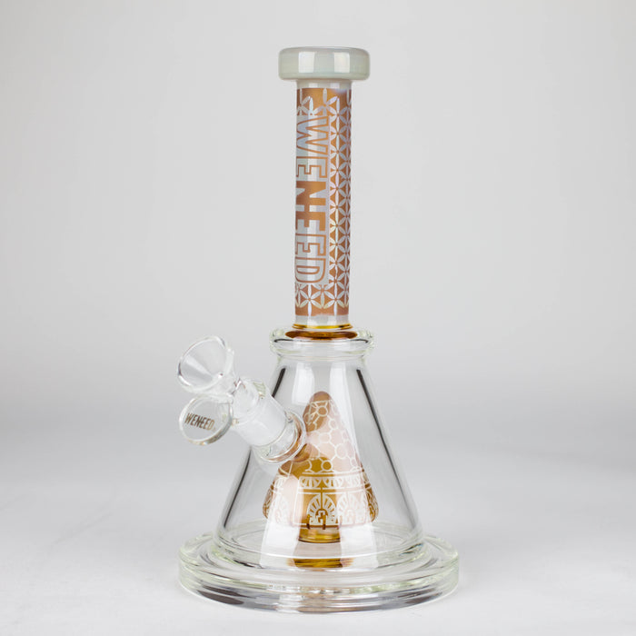 WENEED | 9" Zen Tribal Glass Bong Glass Bong WENEED® Yellow