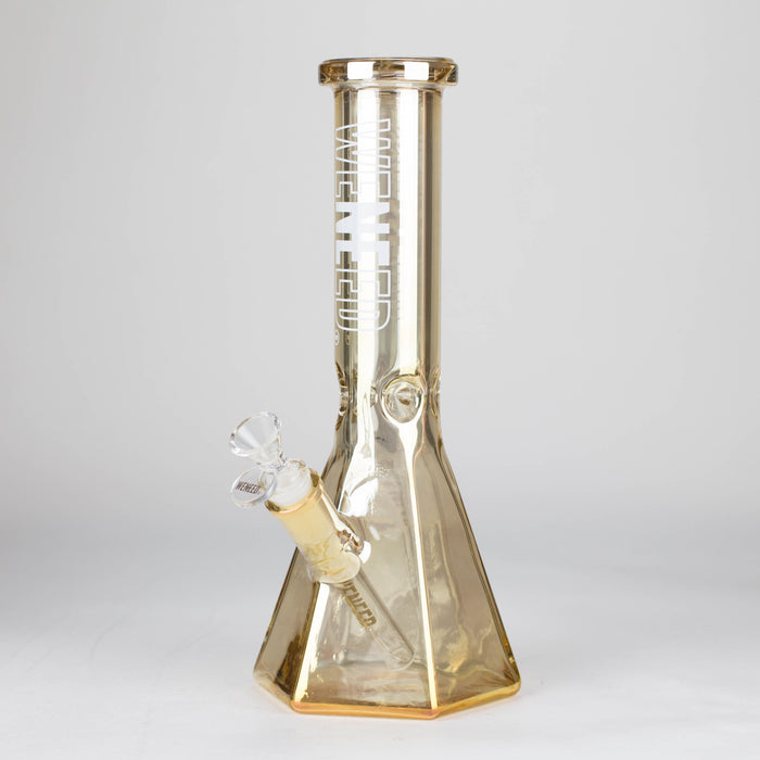 WENEED | 12" Prism Edge Glass Bong Bongs WENEED® Yellow
