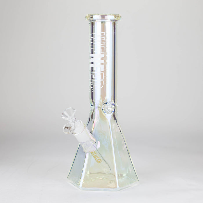 WENEED | 12" Prism Edge Glass Bong Bongs WENEED® Clear
