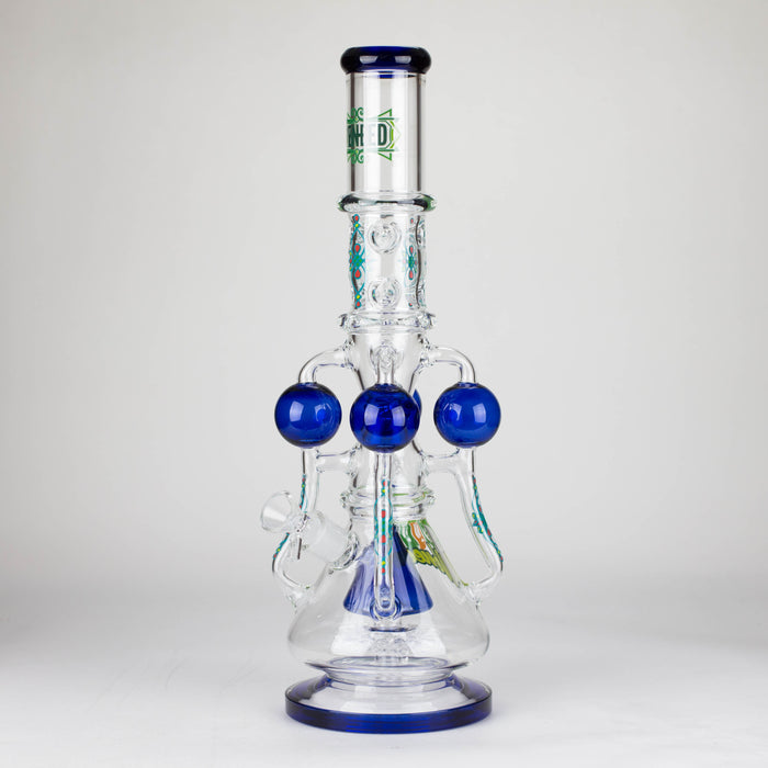 WENEED | 19.5" Orb Cascade Glass Bong Glass Bong WENEED® Blue