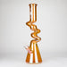 WENEED | 17.5" Iridescent Ripple Glass Bong Glass Bong WENEED® Amber