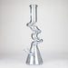 WENEED | 17.5" Iridescent Ripple Glass Bong Glass Bong WENEED® Silver